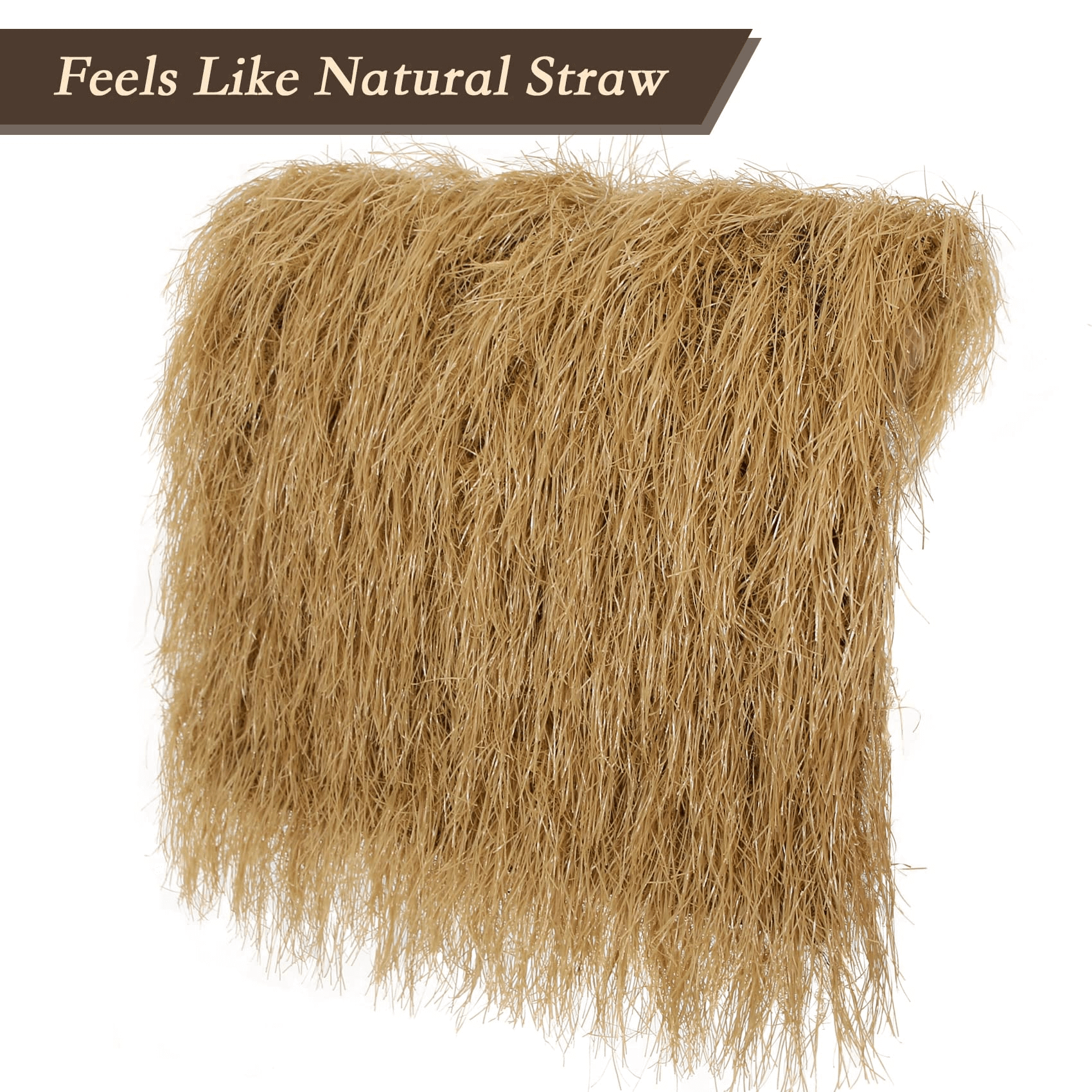  artificial tile with thatched roof, Artificial Straw
