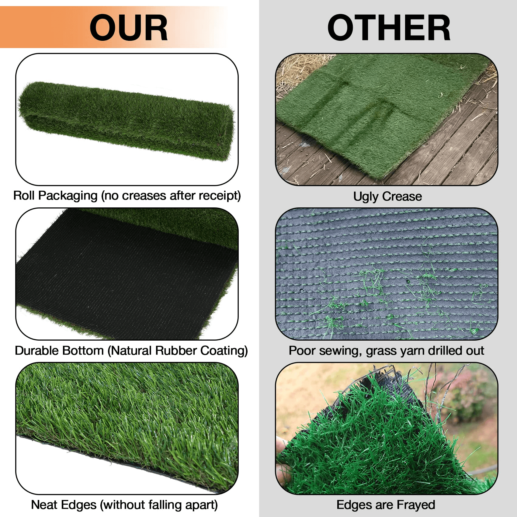 Artificial grass top puppy pads